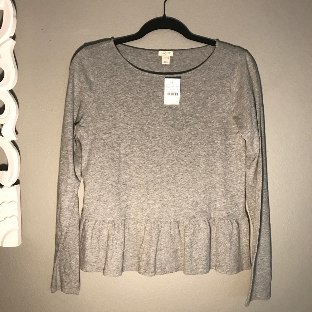 ❗️REDUCED ❗️NWT! JCrew Peplum long sleeve | Small