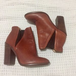 ZARA COGNAC BOOTIES ZARA COGNAC BOOTIES