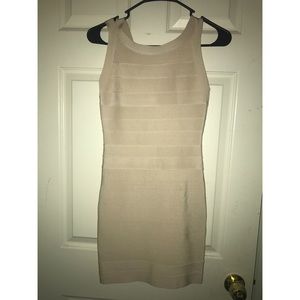 Bebe Nude Bandage Dress