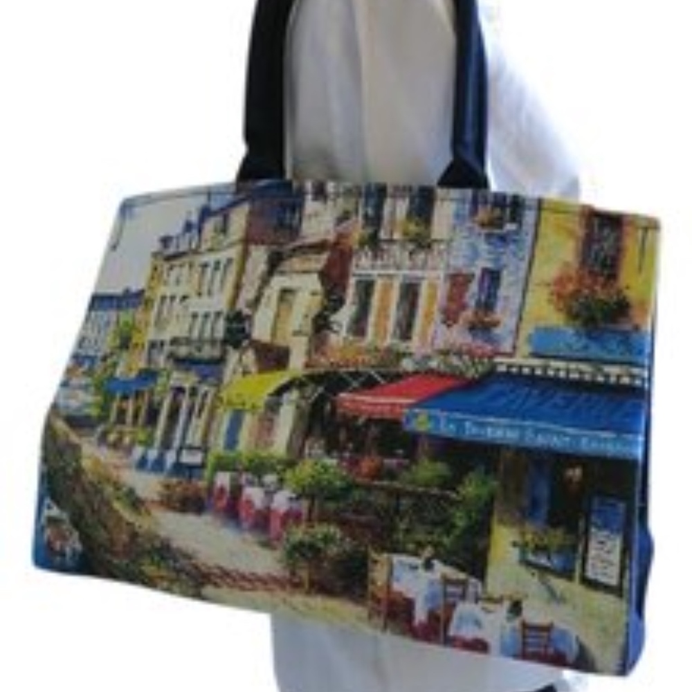 NEW*** Paris Canvas Totes