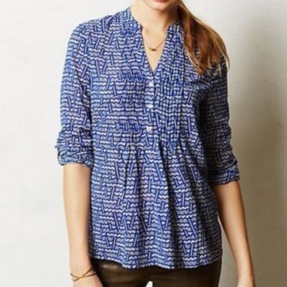 Blue & White Shirt by HD in Paris