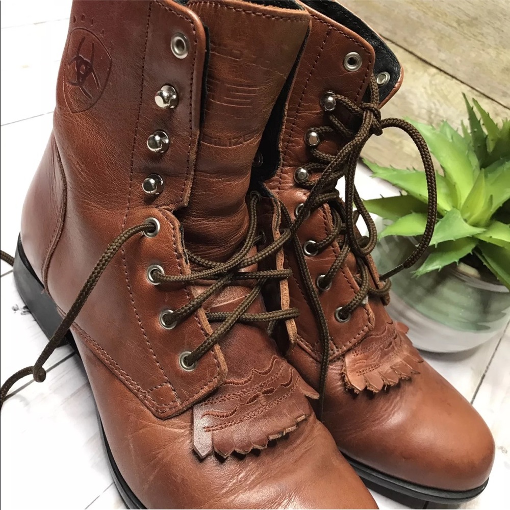 Ariat Heritage Lacer Western Boots Sz 6