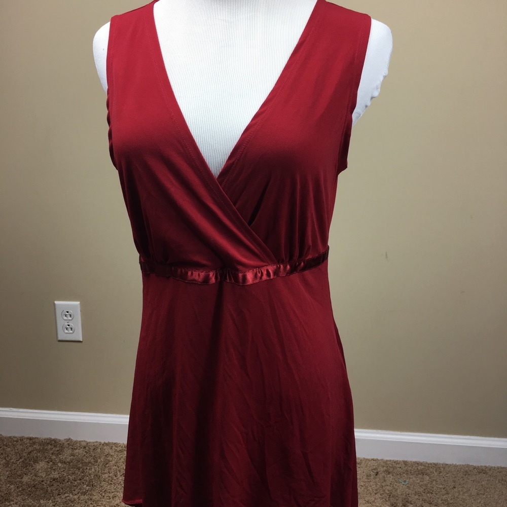 Beautiful old college inn red wrap dress.
