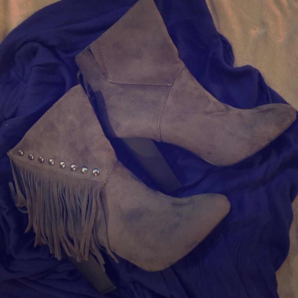 🍁Fringe Booties