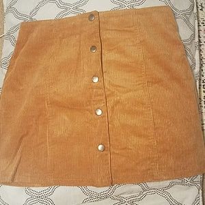 Corduroy skirt