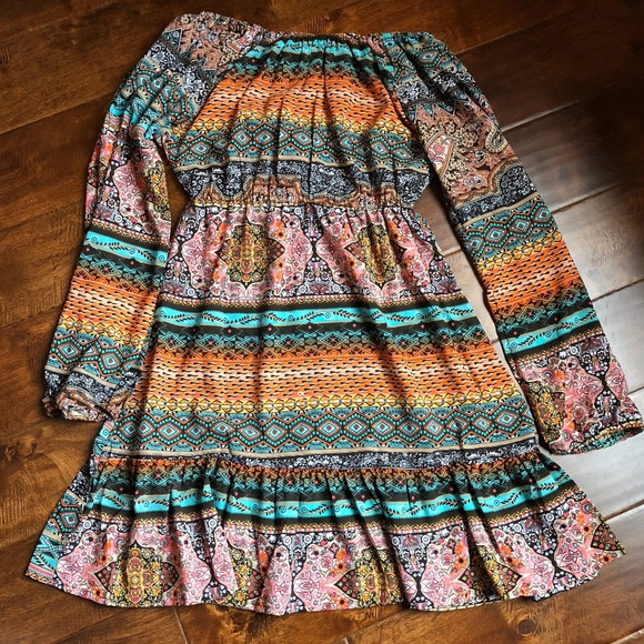 Boho Patterned Tunic top/Dress - Picture 4 of 5