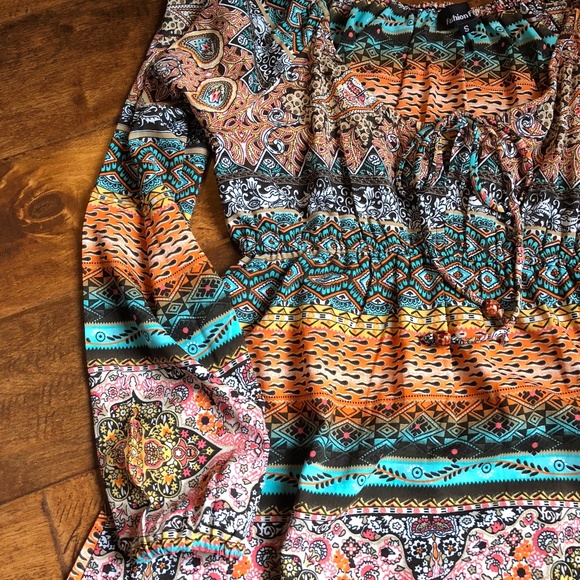 Boho Patterned Tunic top/Dress - Picture 3 of 5