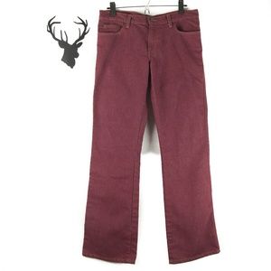 Abercrombie & Fitch Burgundy Boot Cut Jeans Abercrombie & Fitch Burgundy Boot Cut Jeans