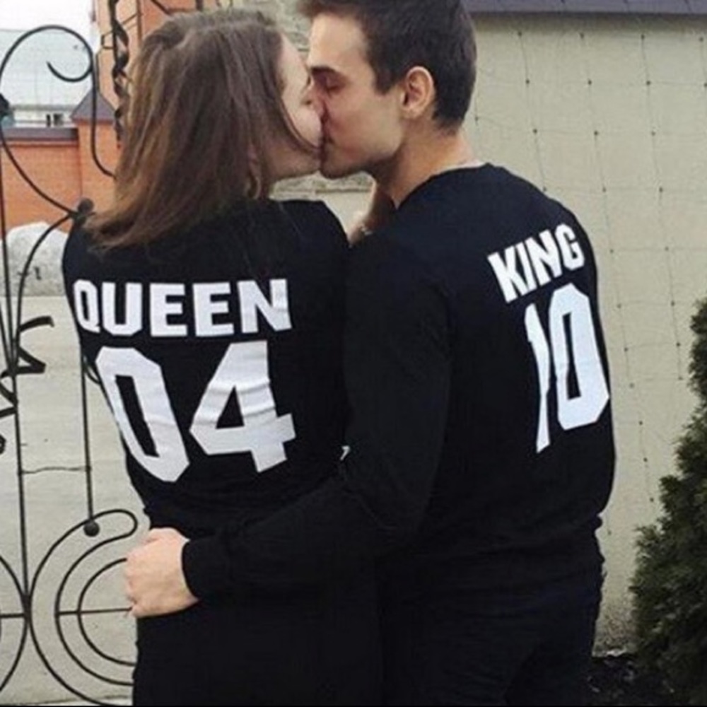 BRAND NEW! King and queen couple sweatshirts