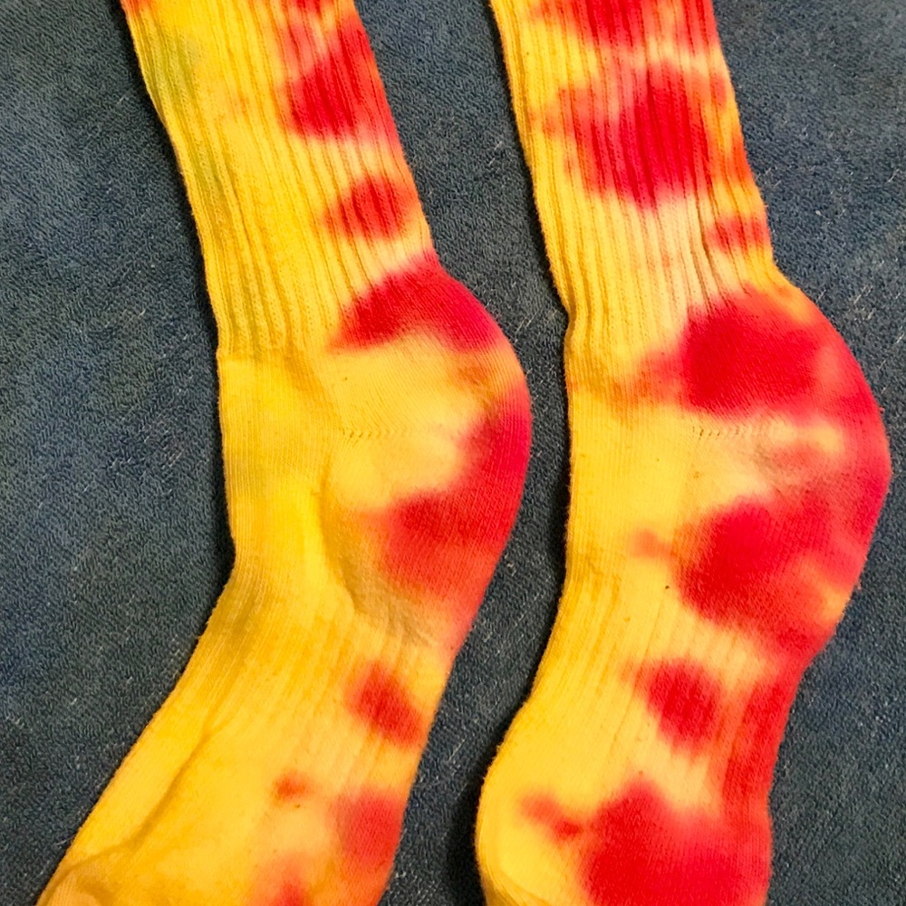 💝Nike tie-dye socks women💋