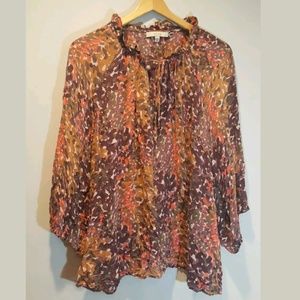 Sejour Long Sleeve 100% Silk  Blouse