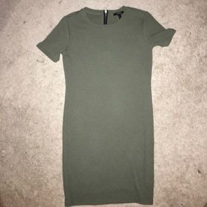 Olive green dress