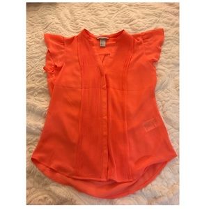 Women's H&M Orange Blouse Women's H&M Orange Blouse