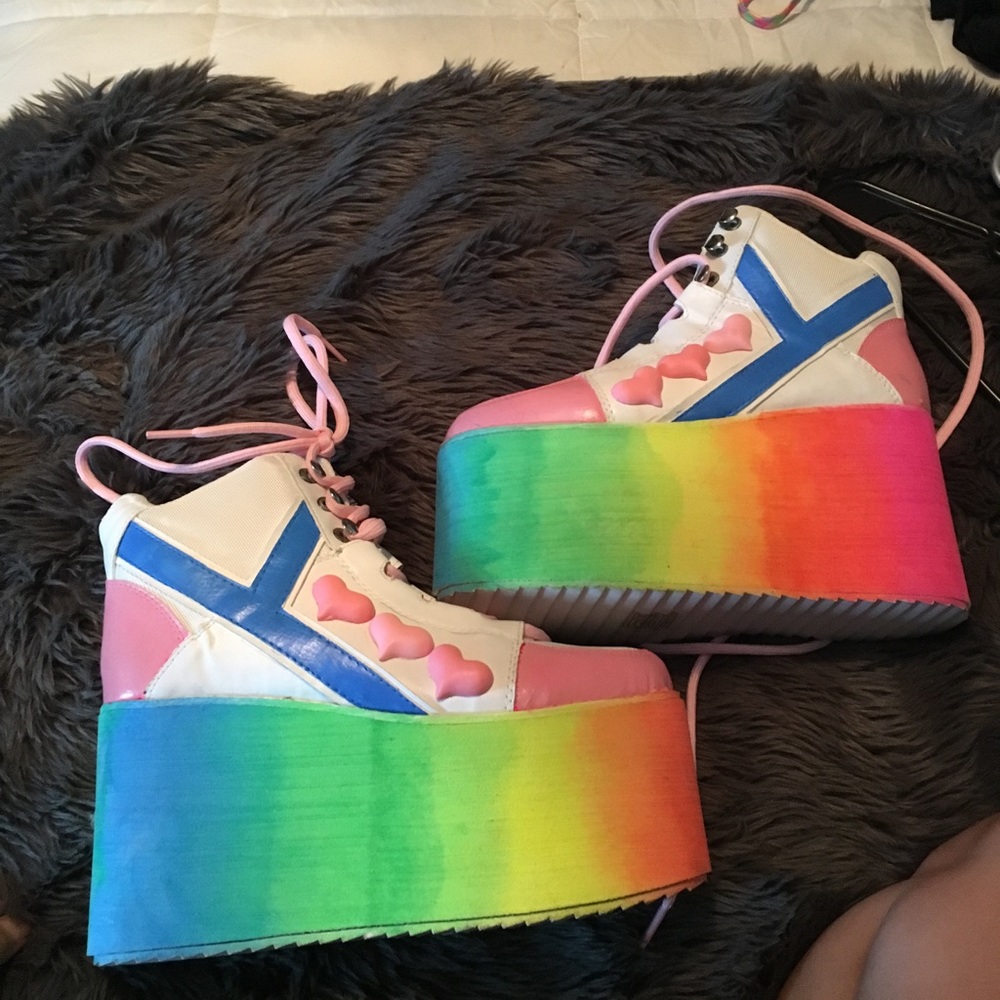 Custom made YRU  rave shoes