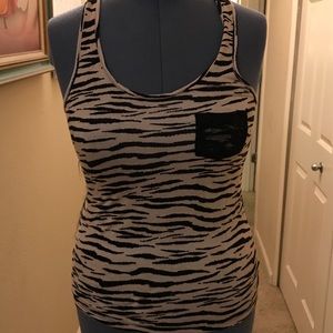 Animal print tank top
