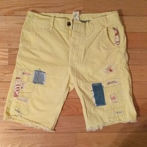 Mens Utility Patch True Religion Shorts