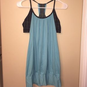 No limits blue and space due lululemon tank.