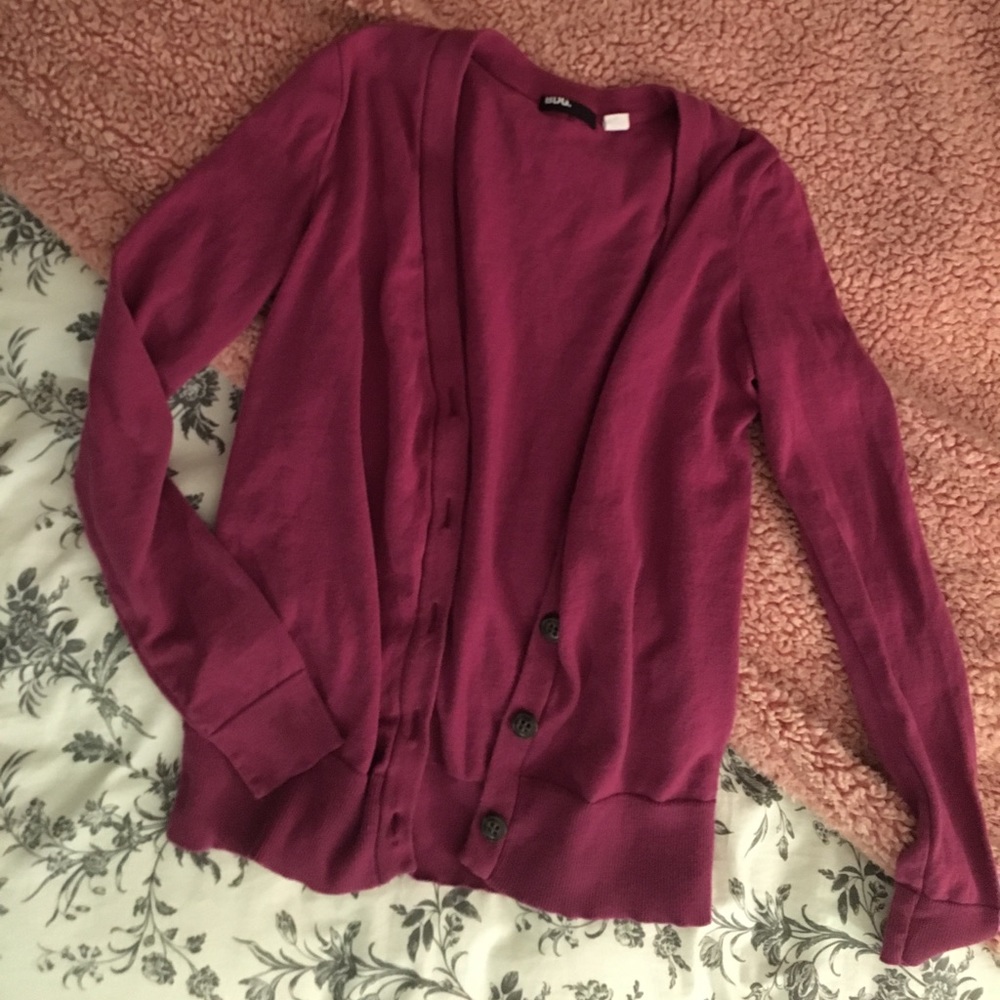 Magenta cardigan