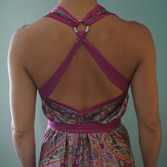 Silk Paisley Dress - Picture 2 of 4