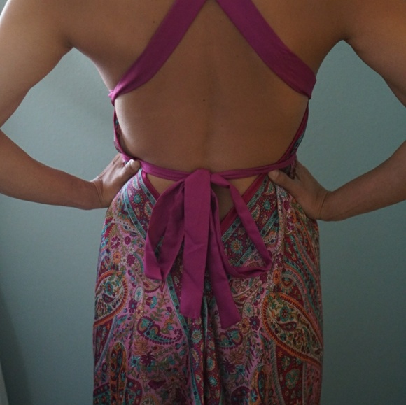 Silk Paisley Dress - Picture 4 of 4