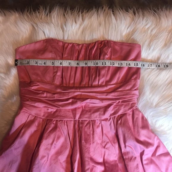 David's bridal pink strapless bridesmaid dress 8 - Picture 3 of 8