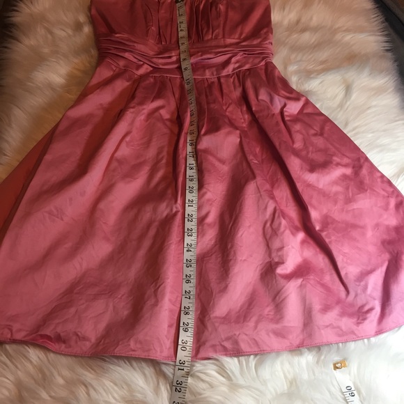 David's bridal pink strapless bridesmaid dress 8 - Picture 8 of 8