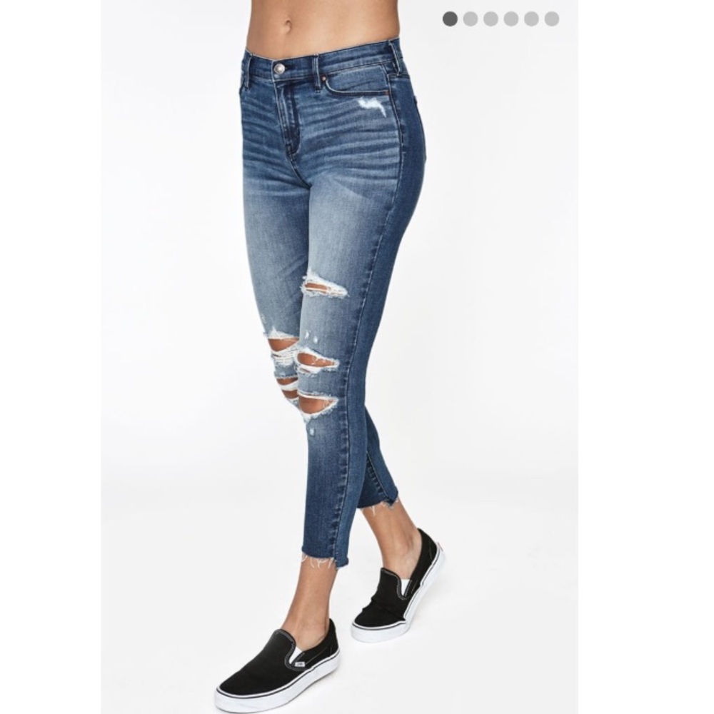 NWT Pacsun High Rise Ripped Ankle Jegging Jeans