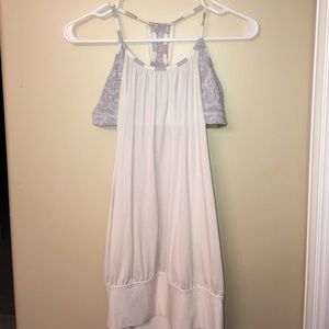 No limits rare gray and white lululemon tank.