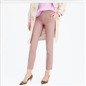 NWT J. Crew Martie Slim Crop Pant in Pink NWT J. Crew Martie Slim Crop Pant in Pink