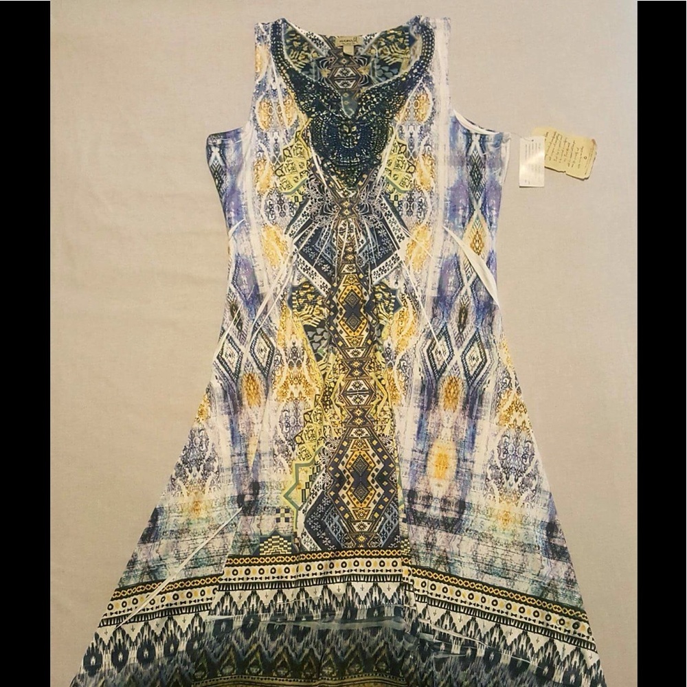 NWT One World Bohemian 1-Of-A-Kind Dress