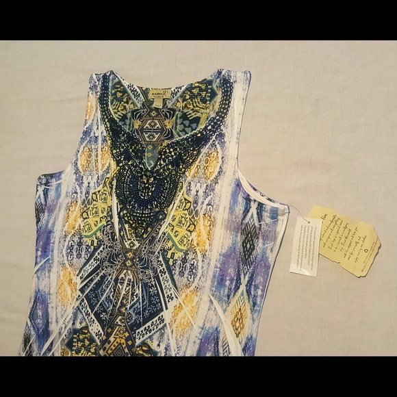 NWT One World Bohemian 1-Of-A-Kind Dress - Picture 4 of 5