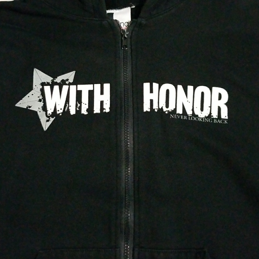 With honor hardcore band hoodie sweatshirt merch - Picture 3 of 3