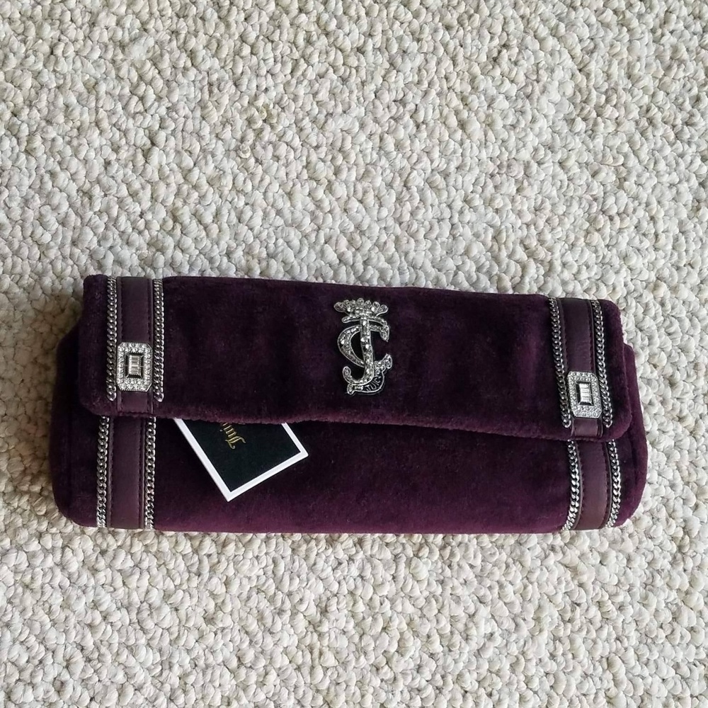 Juicy Couture Velour Clutch NWT