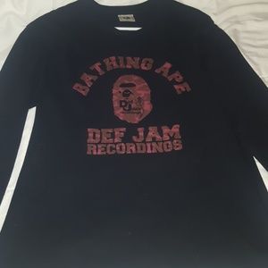 Bape x def jam records crewneck