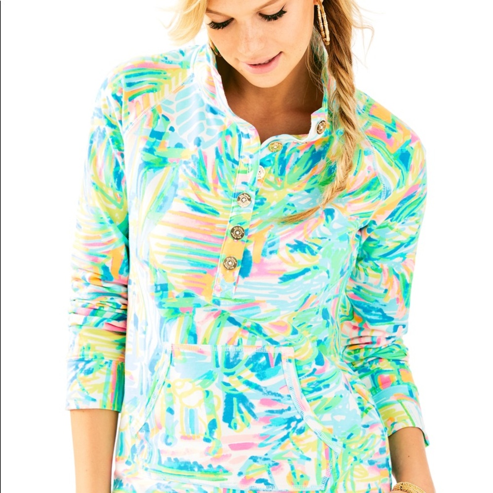 NWT Captain popover in Sea Salt and Sun