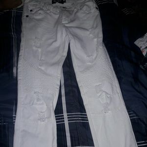Boys white jeans