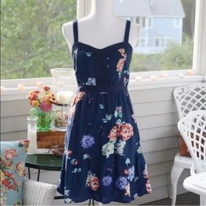 Blue Floral Sundress