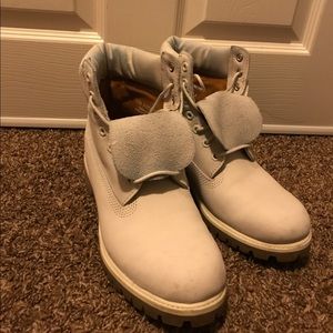 White Timberland Boots