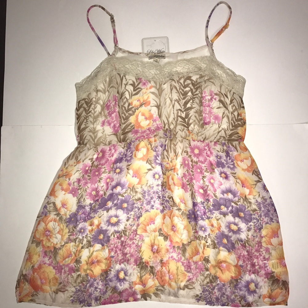Lily White Floral Blouse