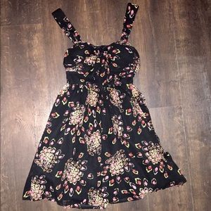 Candies - Black dress with pink and yellow