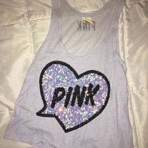 Lavender Sequin PINK Tank Lavender Sequin PINK Tank