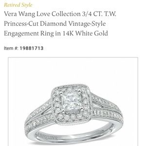 retired vera wang rings