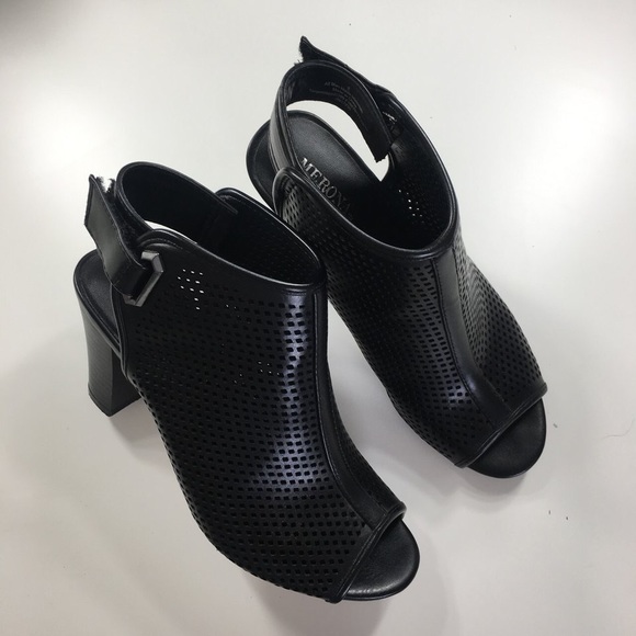 Peep Toe Ankle Booties - Picture 3 of 3