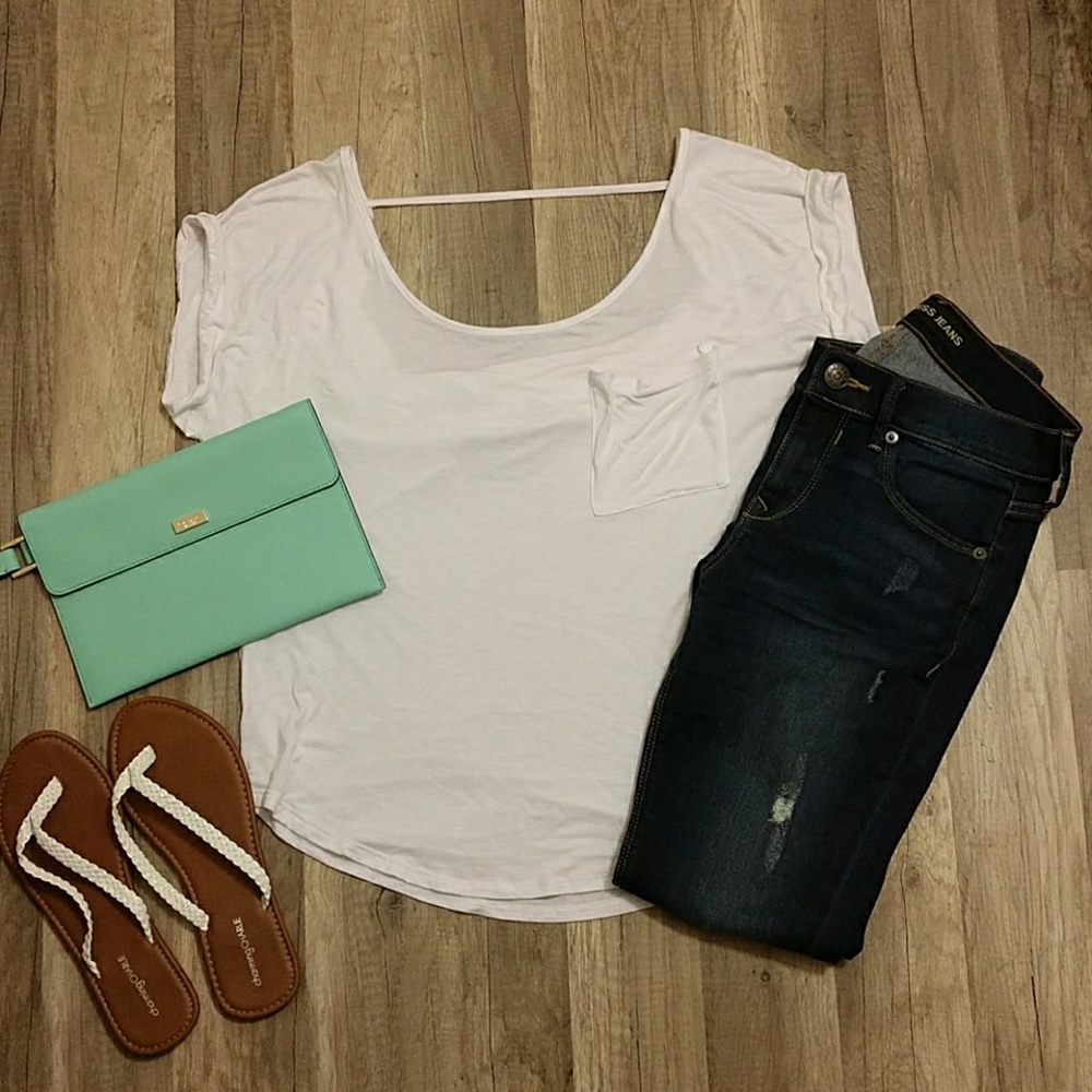 Drape Back Top