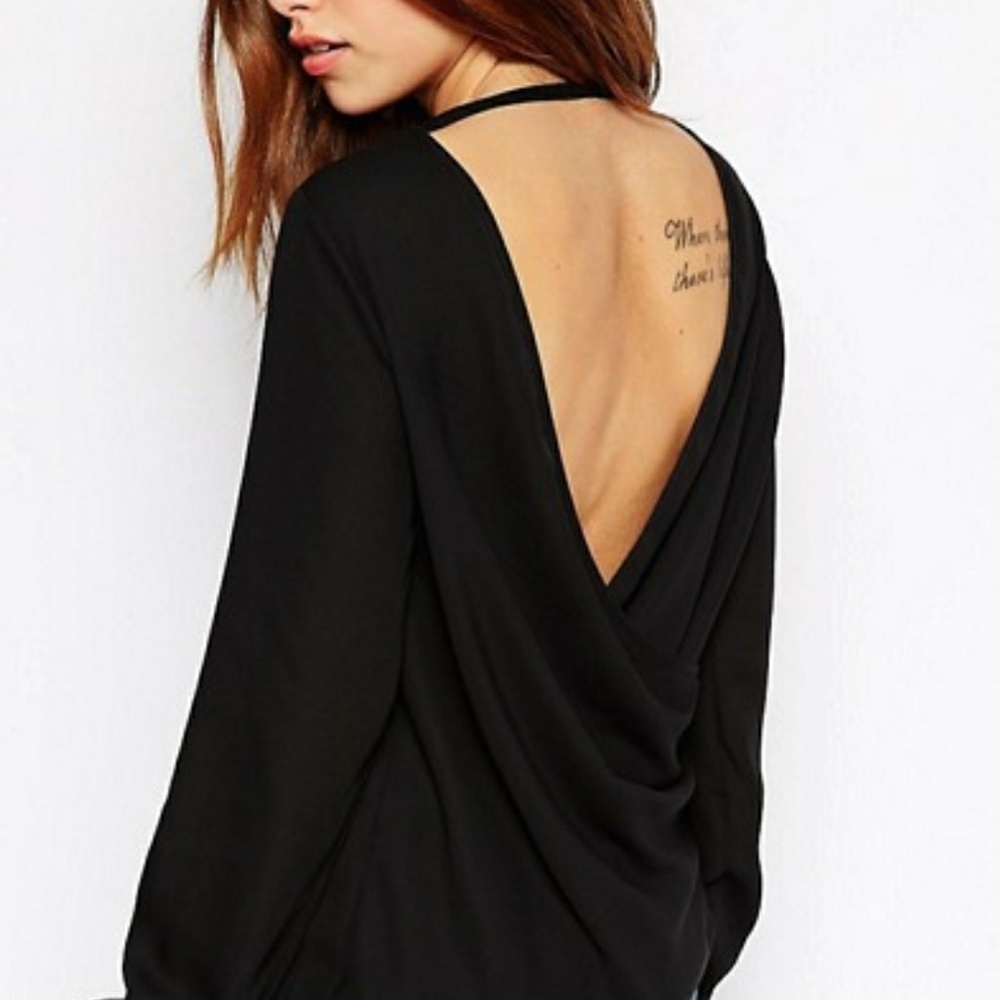 Drape Back Top - Picture 8 of 8
