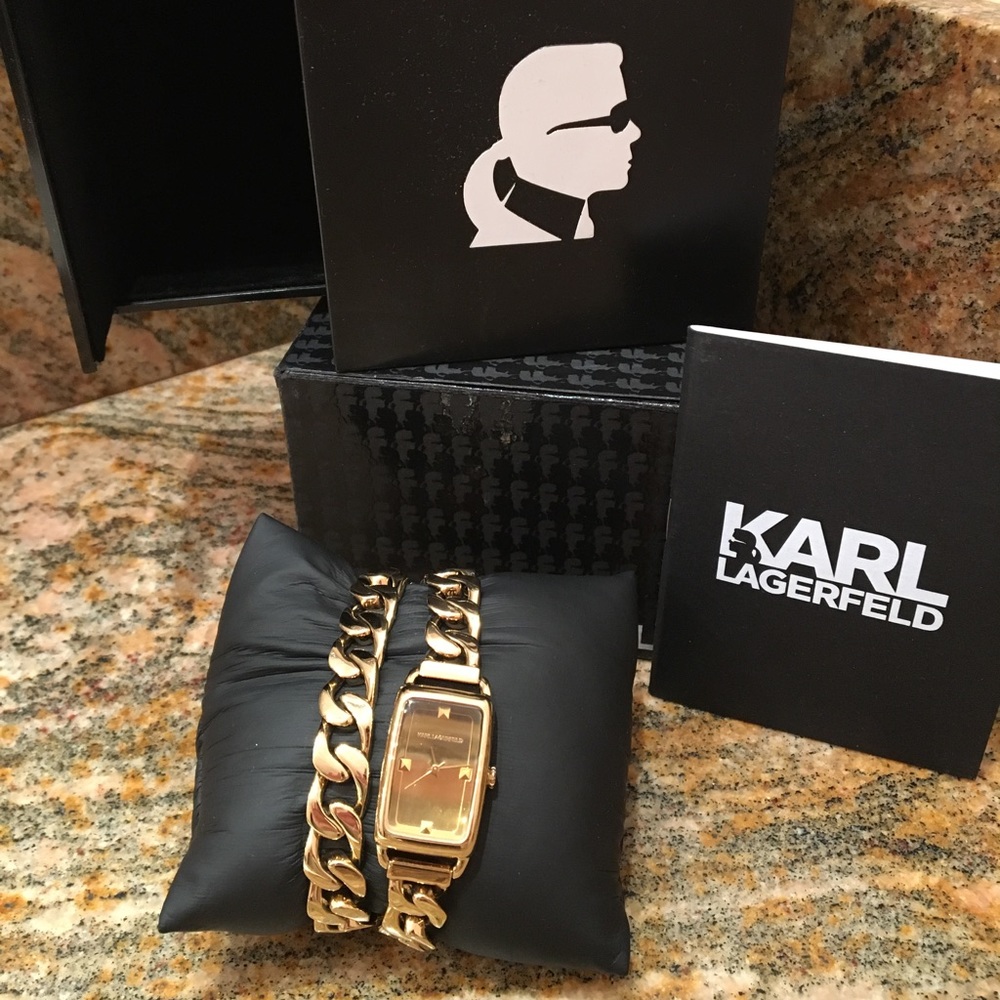 Gold tone Bracelet Watch