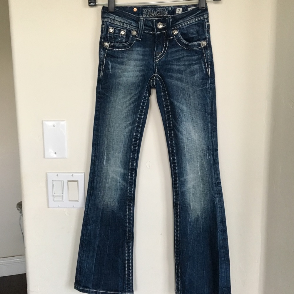 Miss Me jeans. Girl's size (7)
