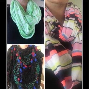 3 x scarf bundle.