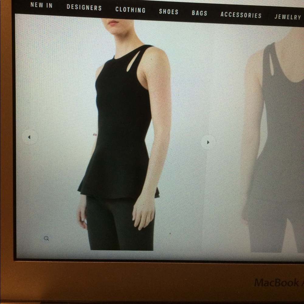 alexanderwang cut out detail tank too is available