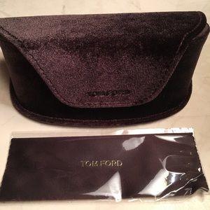 Brand New Tom Ford Oversized Velour Sunglass Case Brand New Tom Ford Oversized Velour Sunglass Case